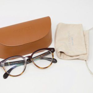 Oliver Peoples Martelle eyeglass frame brown Italy